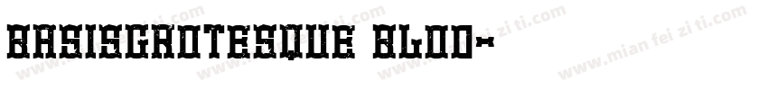 basisgrotesque blod字体转换